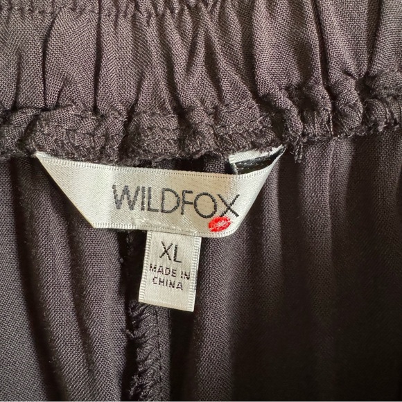 Wildfox Pull-On Shorts w/ Front Patch Pockets Black XL NWT - Picture 8 of 11